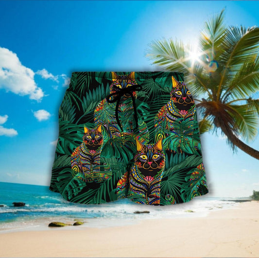 Awesome Cat Combo Hawaii AM072036 - LAM-Apparel-LAM-Hawaiian shirt-S-Vibe Cosy™