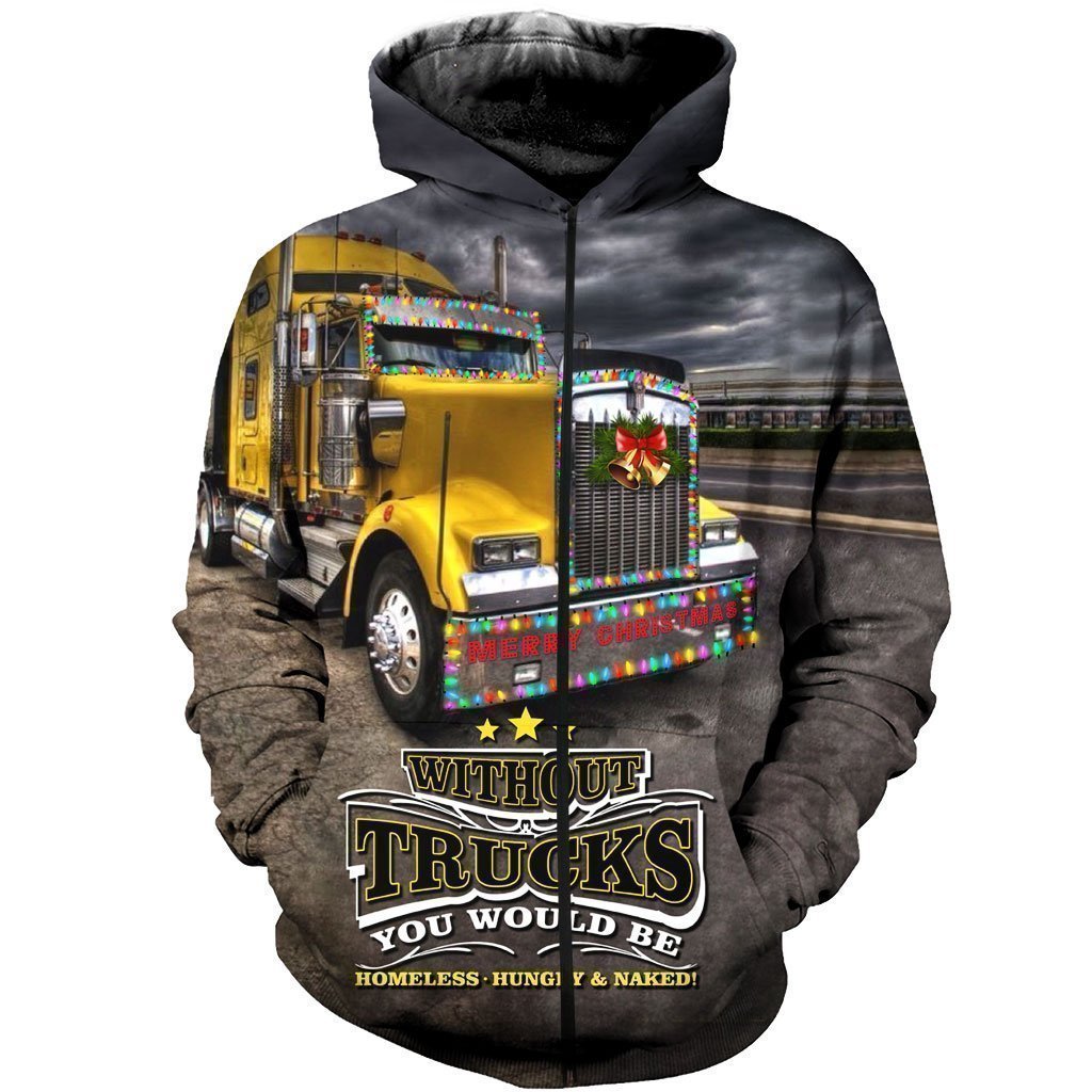3D All Over Printed Christmas Truck Shirts and Shorts - Amaze Style™-Apparel