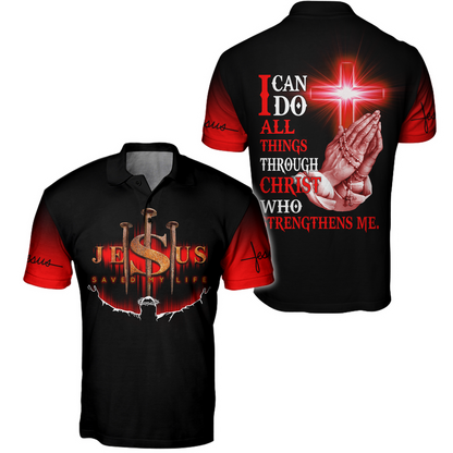 Jesus Save My Life 3D All Over Printed Shirts For Men and Women Pi12062002