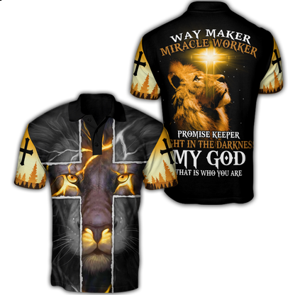 Way Maker-My God 3D All Over Printed Shirts For Men and Women TA042001