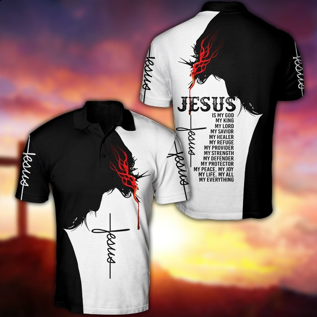 Premium Christian Jesus 3D All Over Printed Unisex Shirts - Amaze Style™-Apparel