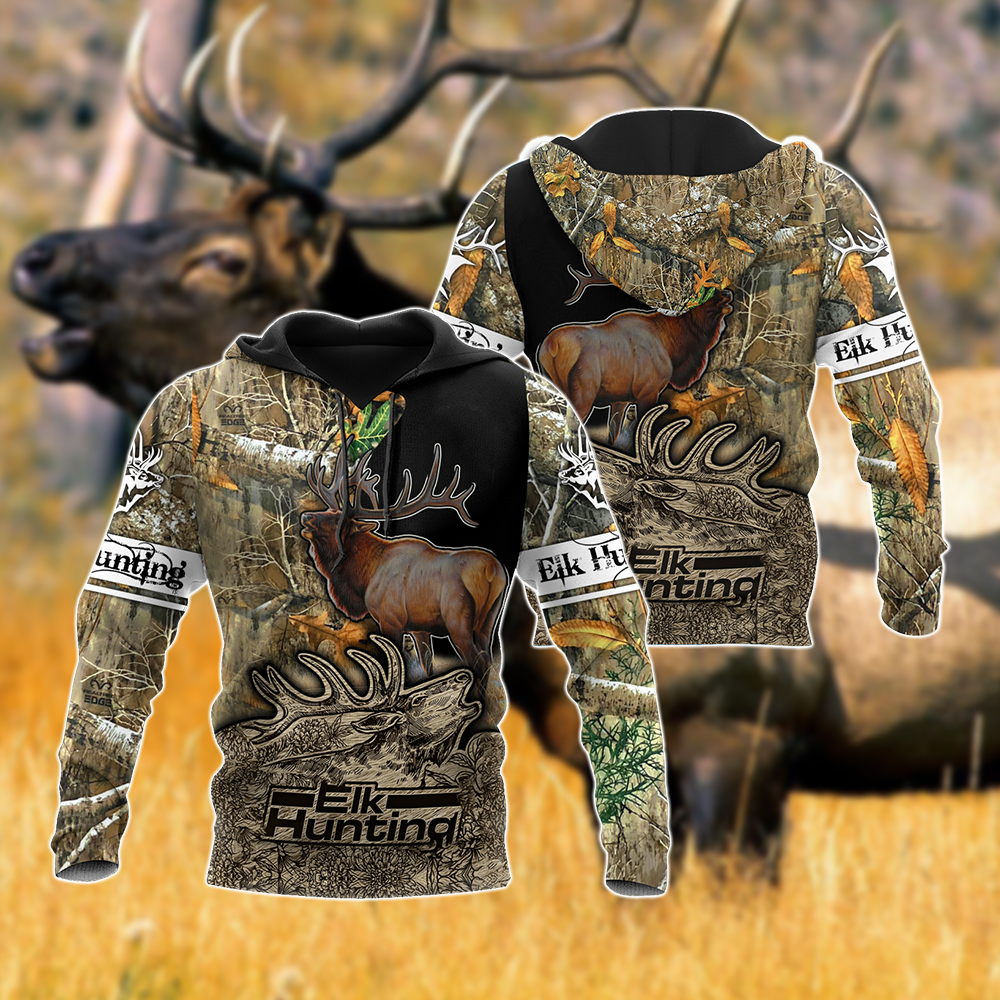 Elk Hunting Legend 3D All Over Print Hoodie