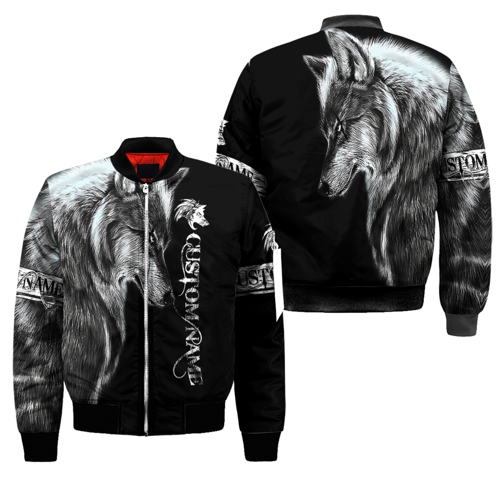Personalized Wolf  All Over Printed Shirts For Men and Women MH010920S3