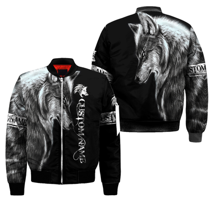 Personalized Wolf  All Over Printed Shirts For Men and Women MH010920S3