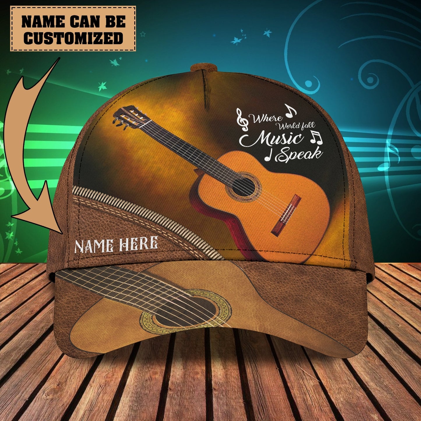 Guitar 3D Printed Cap 13072102.CTN