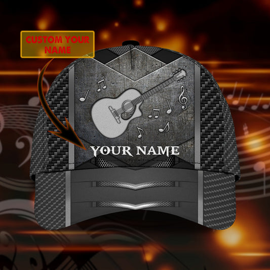 Personalized Guitar 3D Printed Cap