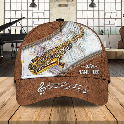 Personalized Saxophone 3D Printed Cap