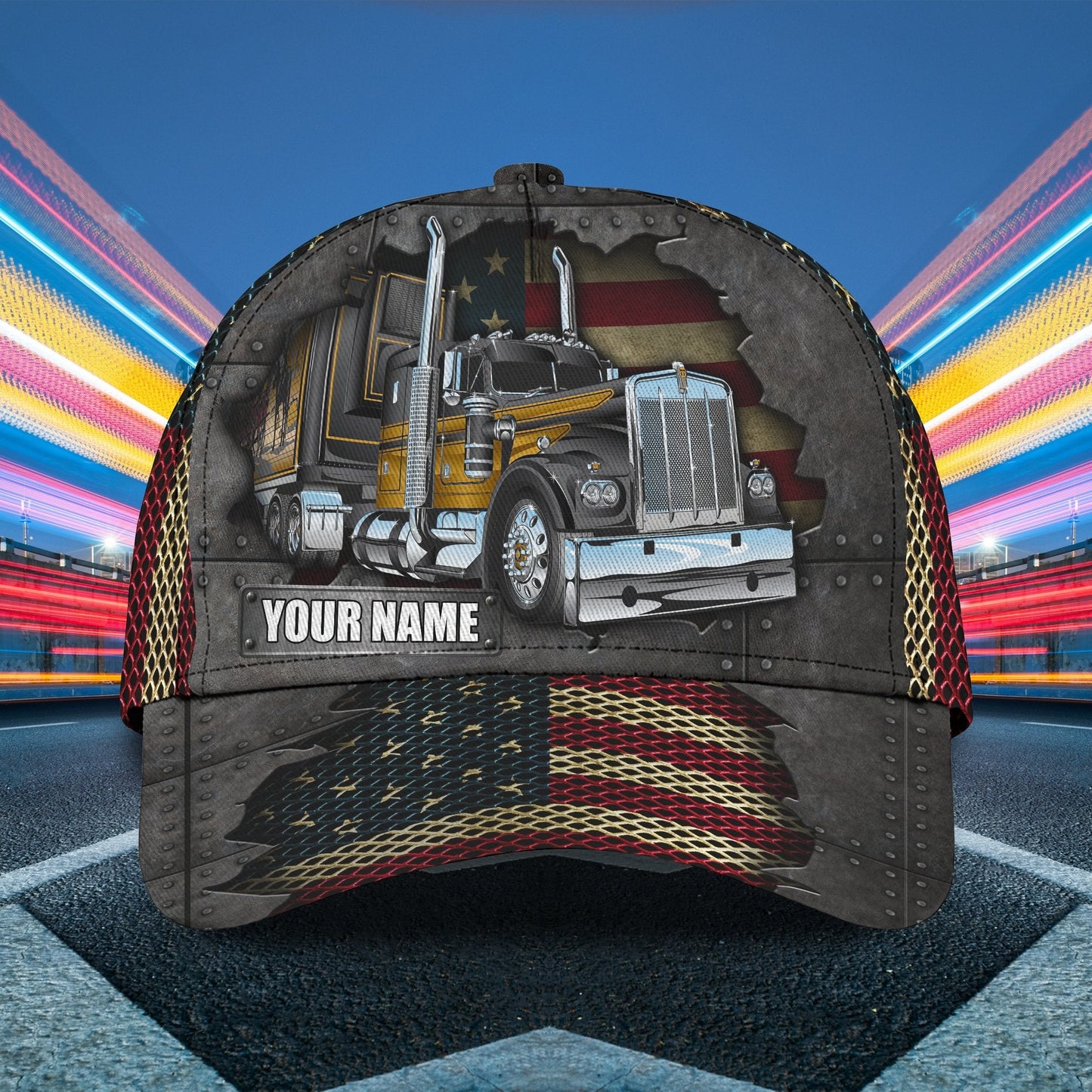 Personalized Trucker Classic 3D Printed Cap TN