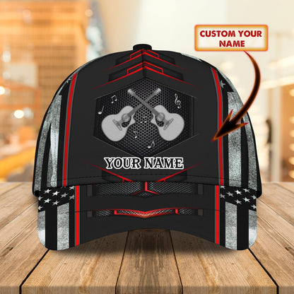 Personalized Guitar 3D Printed Cap