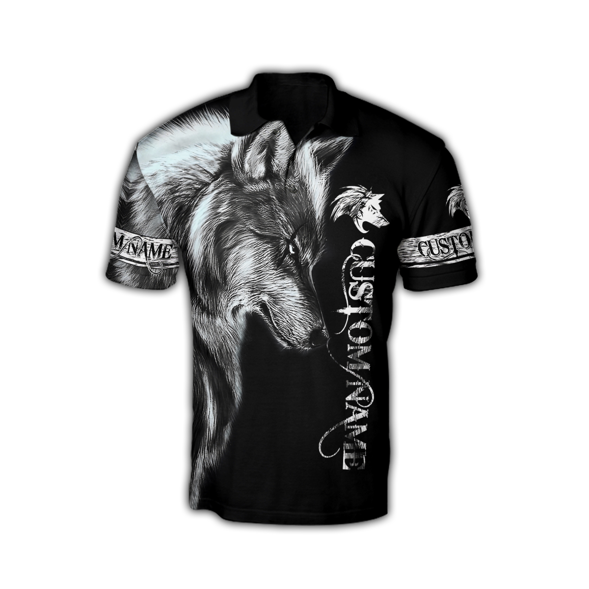 Personalized Wolf  All Over Printed Shirts For Men and Women MH010920S3