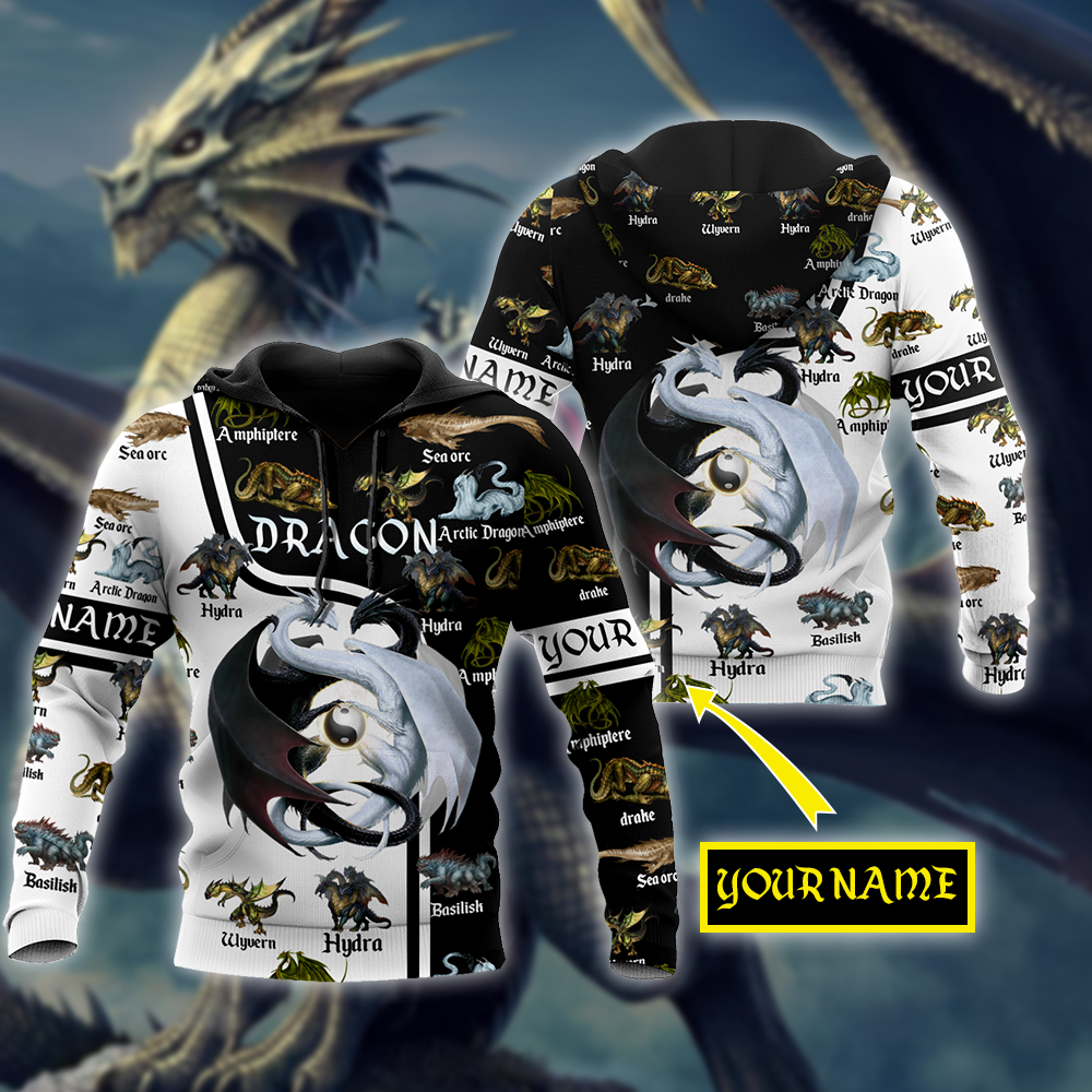 Dragon 3D All Over Printed Shirts For Men and Women VP21102004