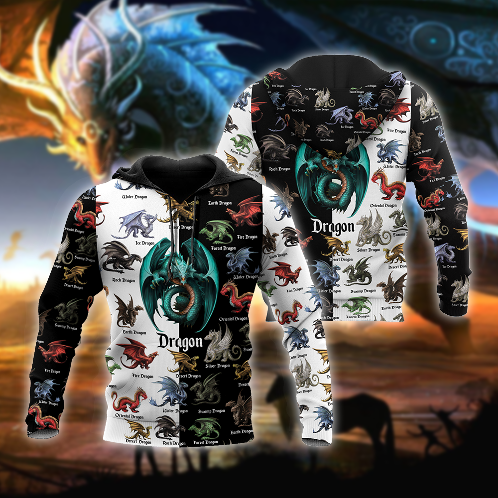 Dragon 3D All Over Printed Shirts For Men and Women VP22102001
