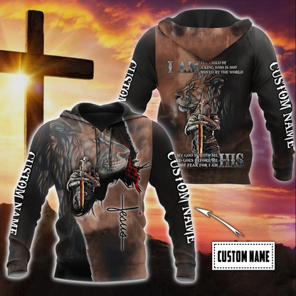 Premium Unisex Hoodie 3D All Over Printed Easter Day Christian Jesus Custom Name No16 ML