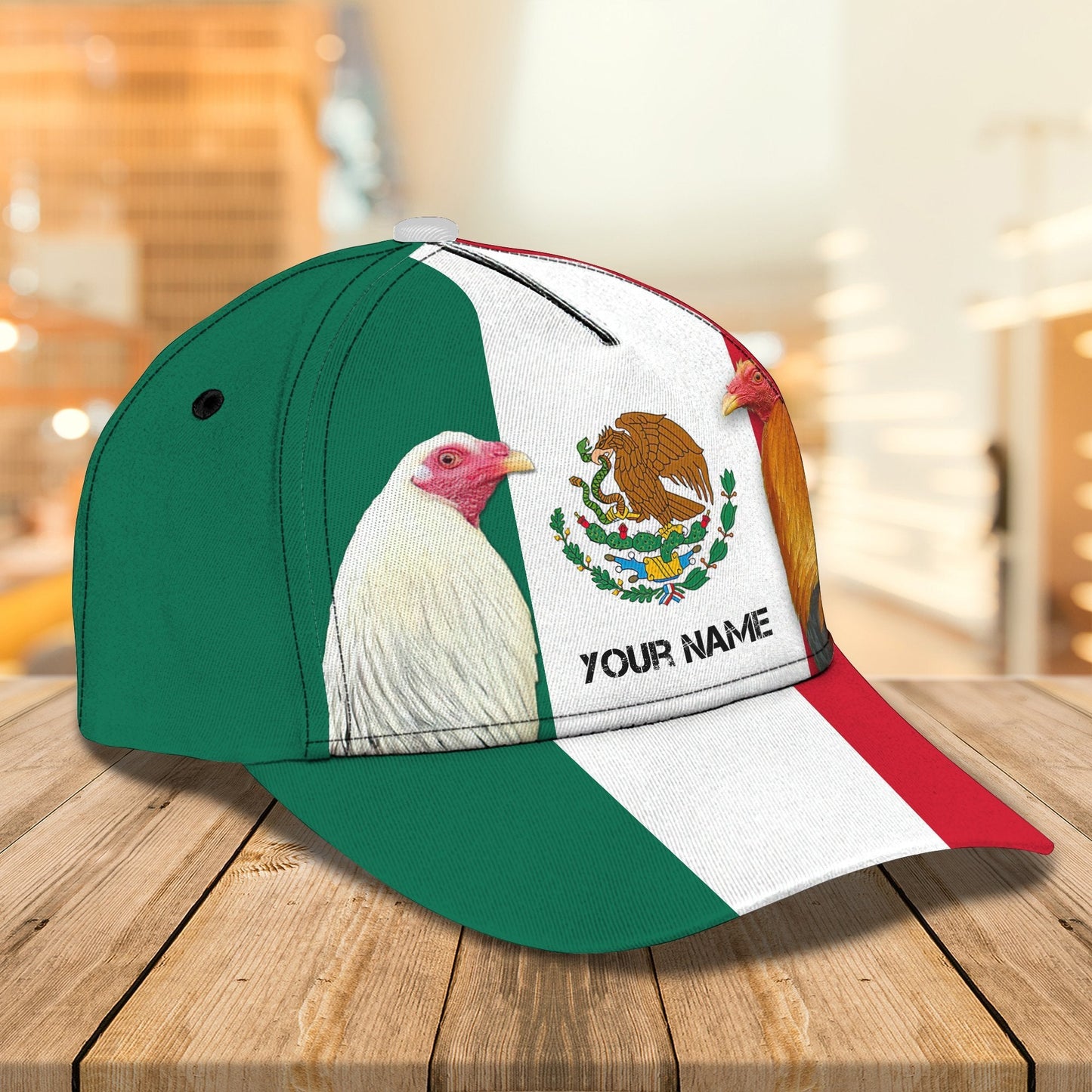 Personalized Rooster 3D Printed Cap