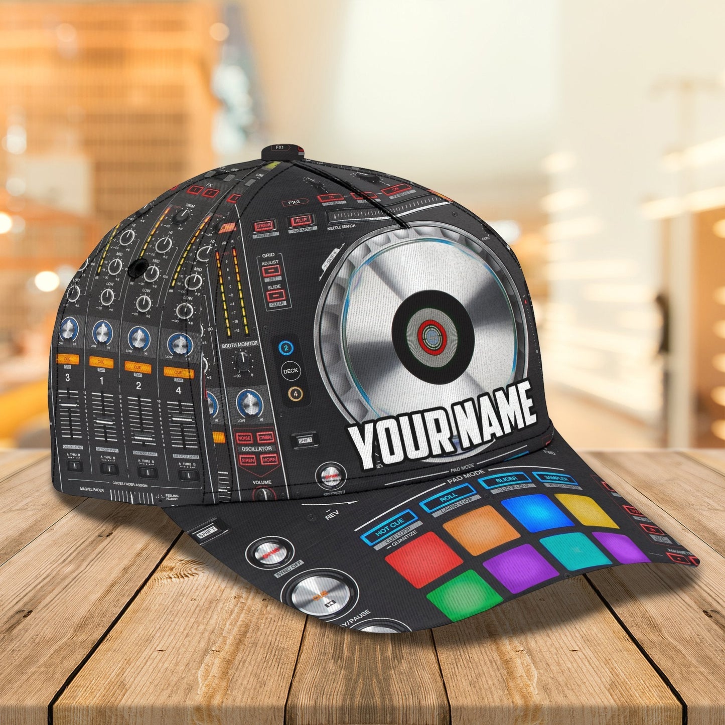 Personalized DJ 3D Printed Cap