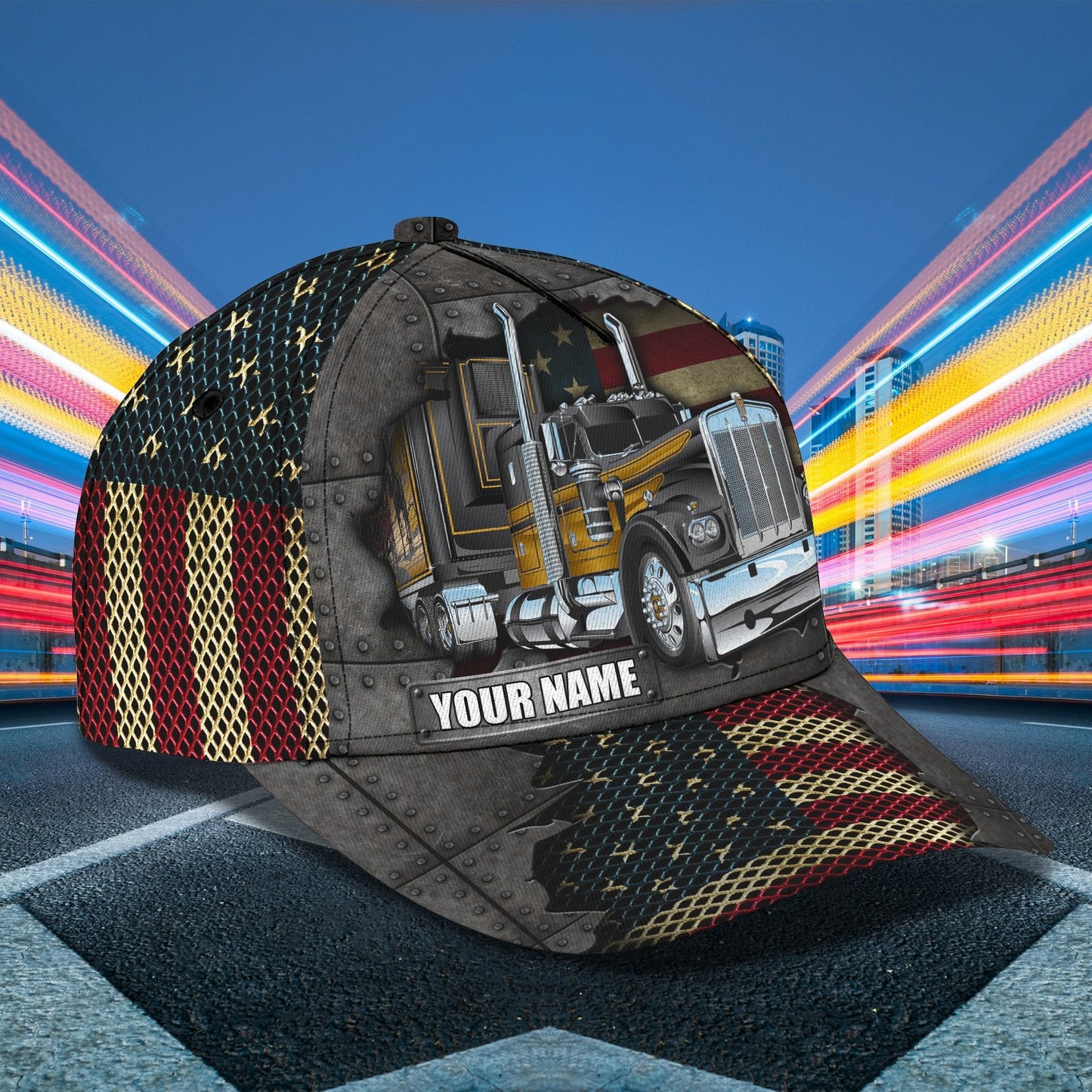 Personalized Trucker Classic 3D Printed Cap TN