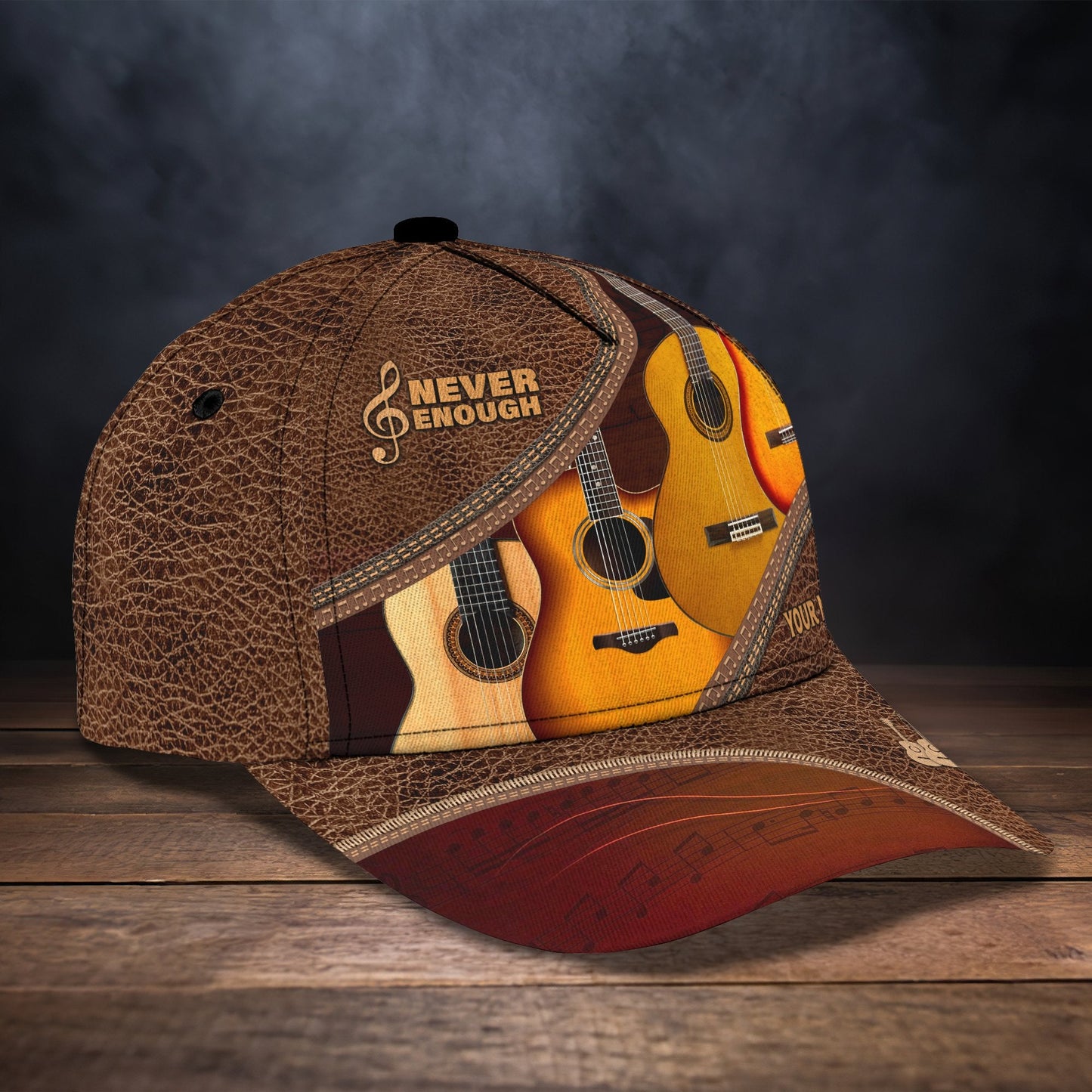 Personalized Guitar 3D Printed Cap