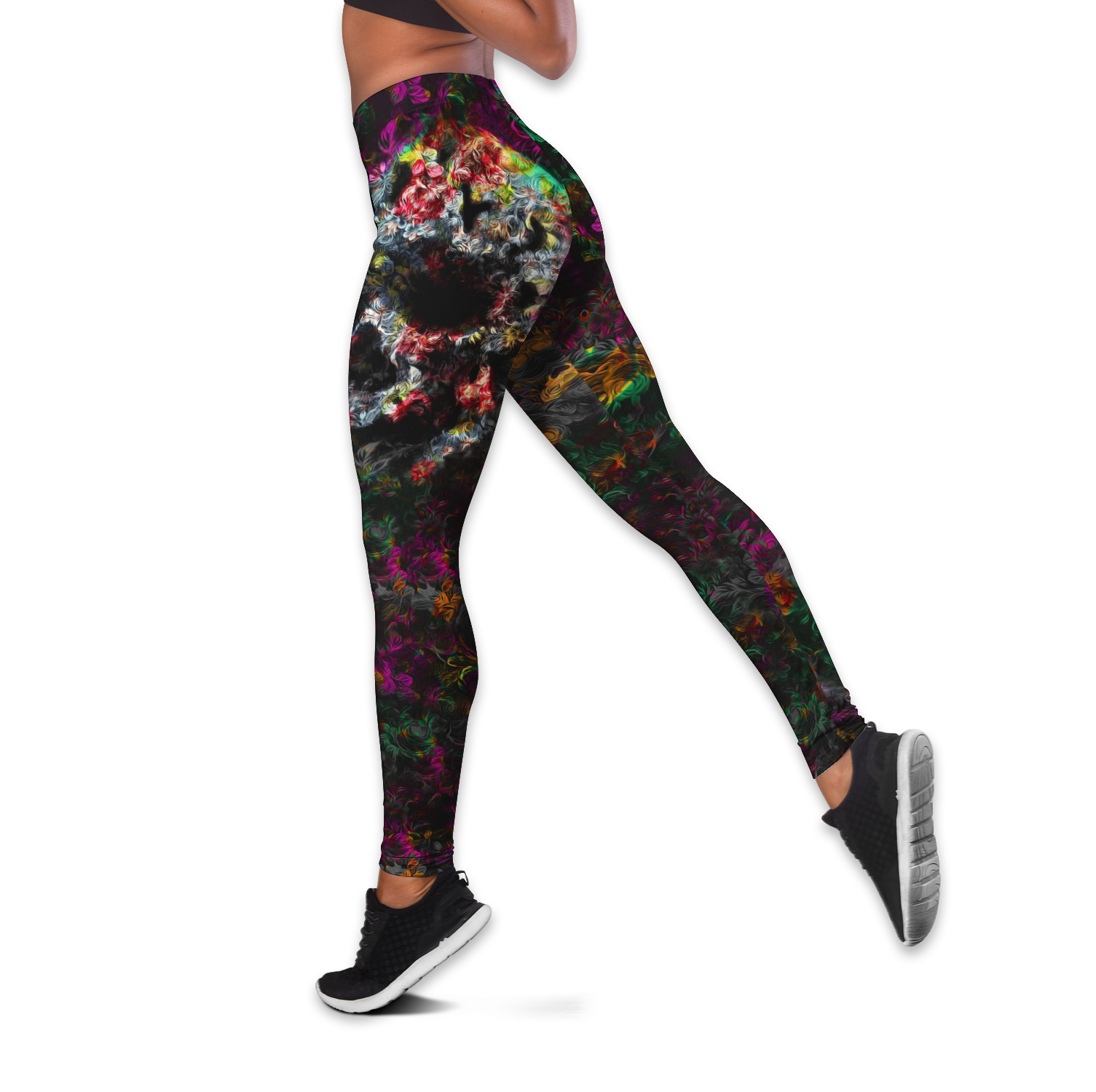 Love Skull tanktop & legging outfit for women Pi130501 - Amaze Style™-Apparel
