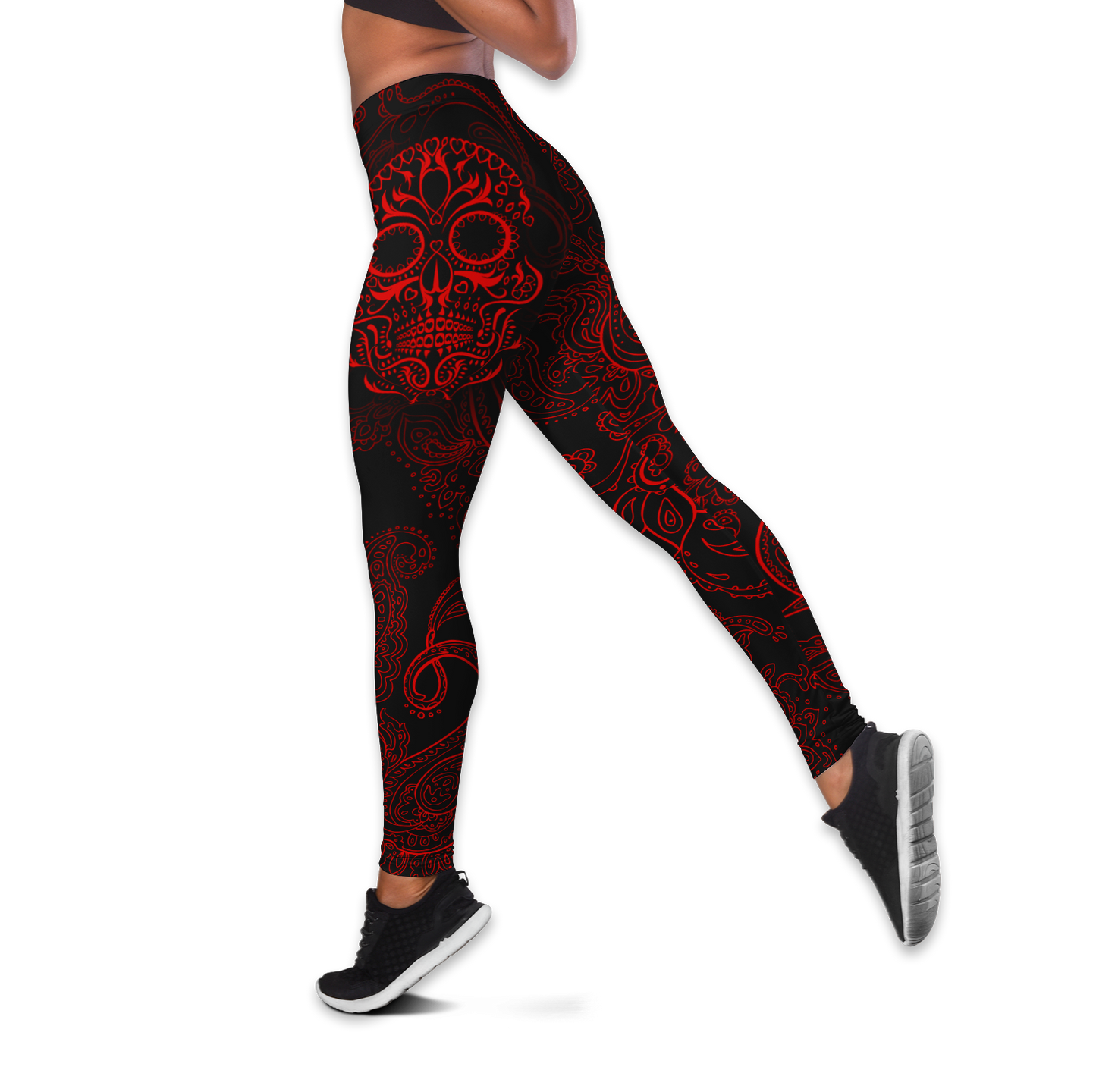 Love Skull tanktop & legging outfit for women Pi130503 - Amaze Style™-Apparel