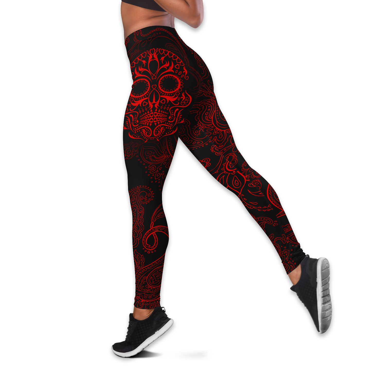 Love Skull tanktop & legging outfit for women Pi130503 - Amaze Style™-Apparel