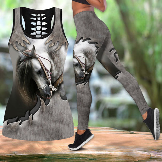 Love Horse Combo Tank + Legging Pi210403 - Amaze Style™-Apparel
