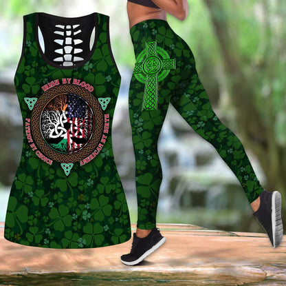 Irish By Blood American By Birth Combo Tank + Legging QB06192004