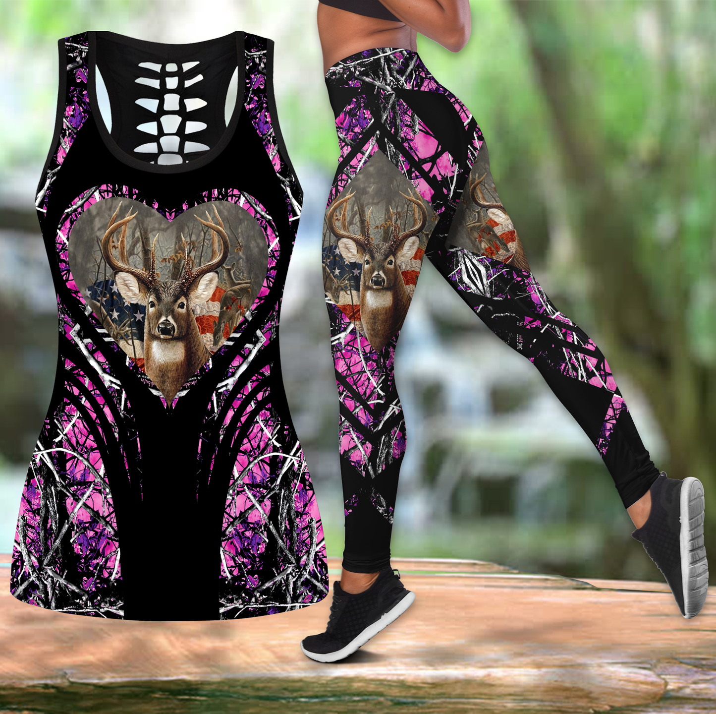 Deer Hunting America Combo Outfit For Women HAC150805-LAM