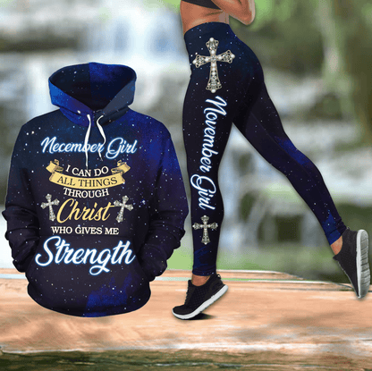 November Girl I Can Do All Things 3D All Over Printed Shirts For Men and Women DQB08122008S