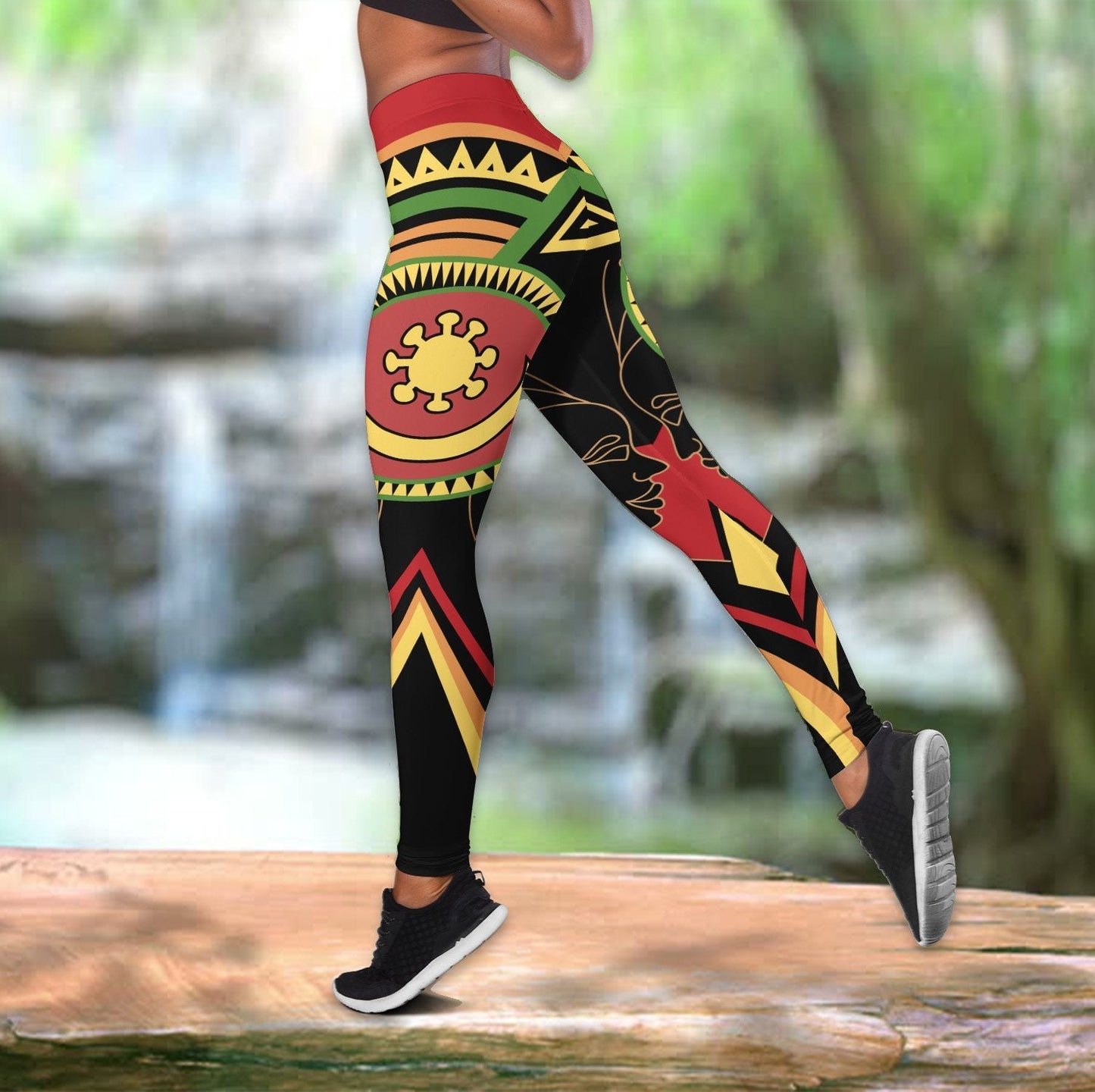 Africa Zone Adinkra Osram Ne Nsoromma Pullover Legging & Tank top