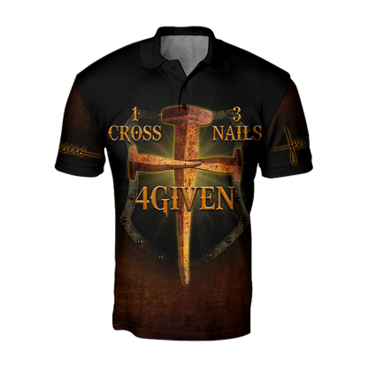 1 Cross 3 Nails 4 Given  3D All Over Printed Shirts For Men and Women Pi30062002