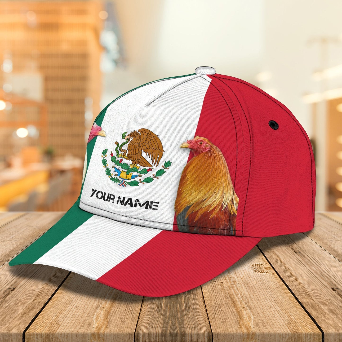 Personalized Rooster 3D Printed Cap