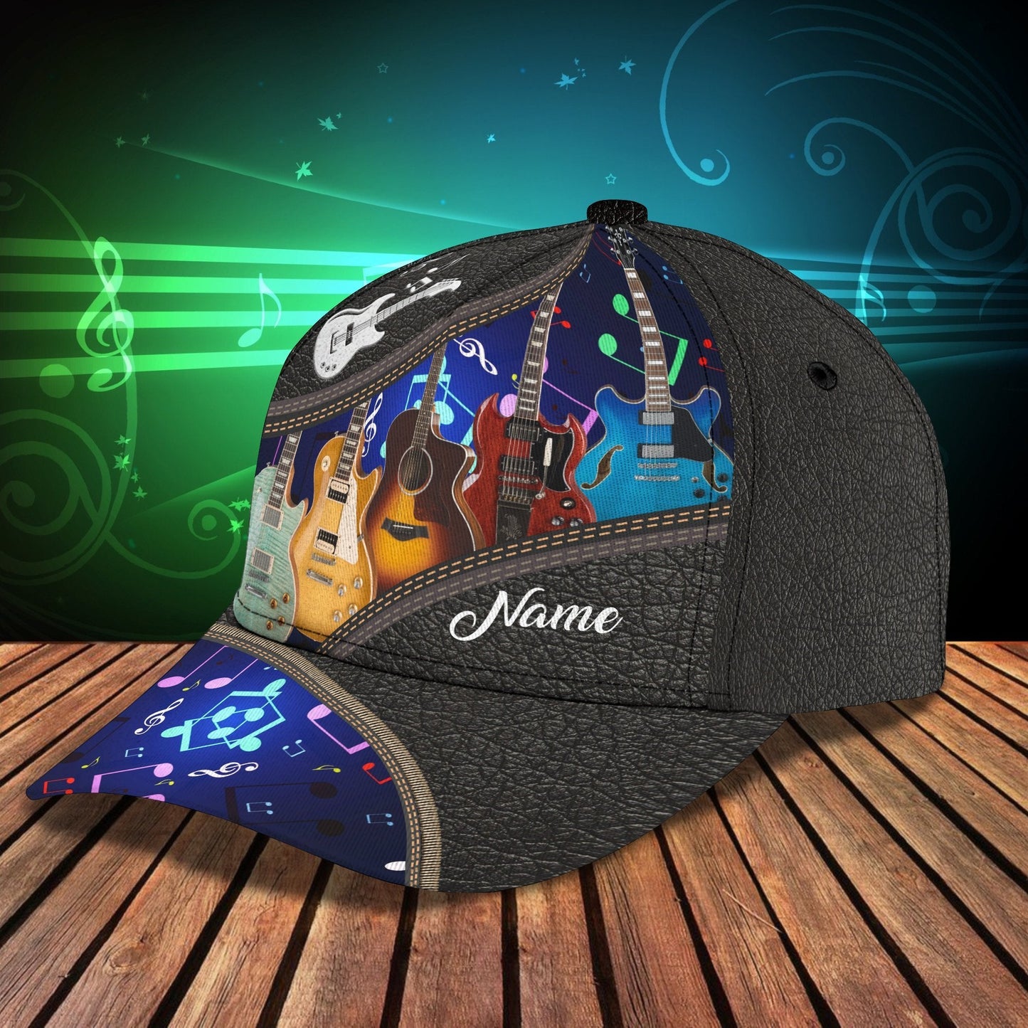 Guitar Note 3D Printed Cap 13072108.CTN