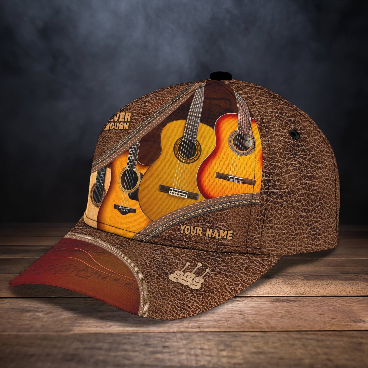 Personalized Guitar 3D Printed Cap