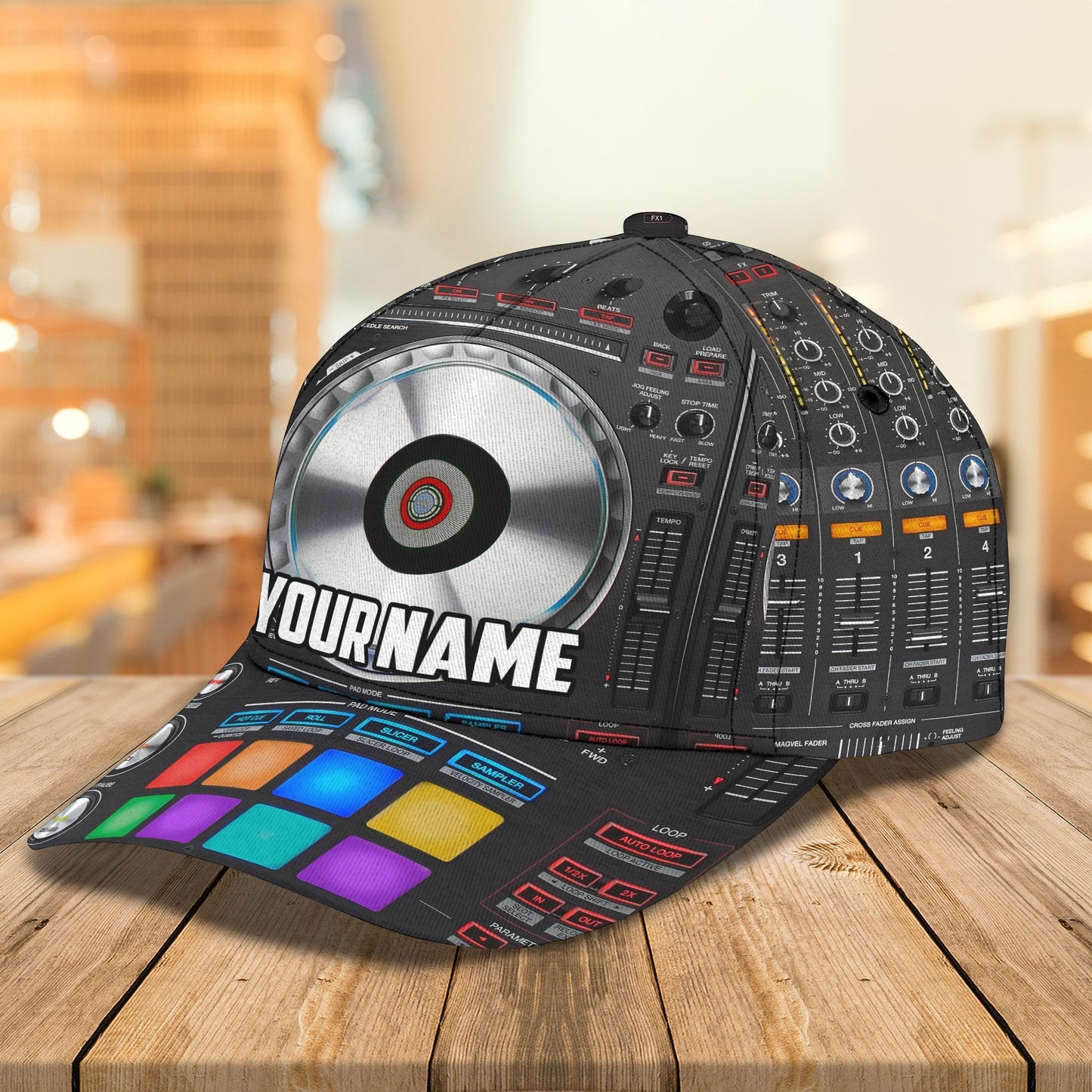 Personalized DJ 3D Printed Cap