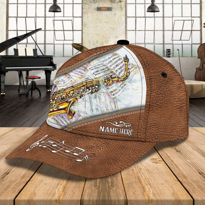 Personalized Saxophone 3D Printed Cap