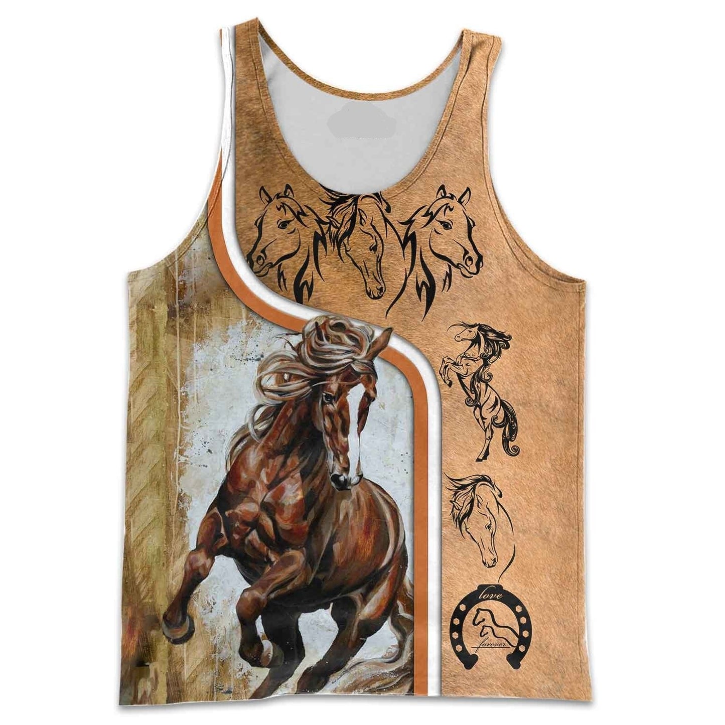 Love Horse 3D All Over Printed Unisex Shirts
