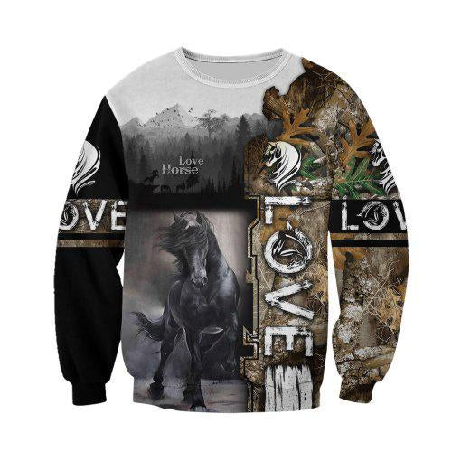 Love Horse 3D All over print for Men and Women shirt HR13 - Amaze Style™-Apparel