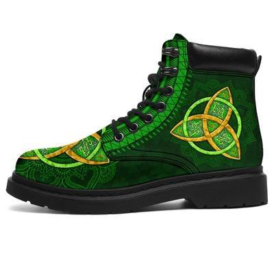 Irish Saint Patrick's Day Shamrock All Season Boots NM030307-Apparel-NM-US5 (EU38)-MEN'S ALL SEASON BOOTS-Vibe Cosy™