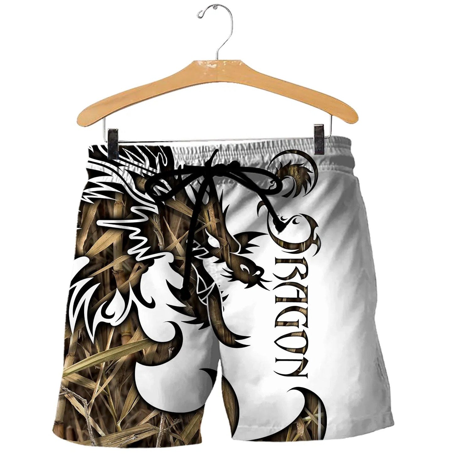 3D Tattoo and Dungeon Dragon Hoodie T Shirt For Men and Women NM050944-Apparel-NM-Shorts-S-Vibe Cosy™