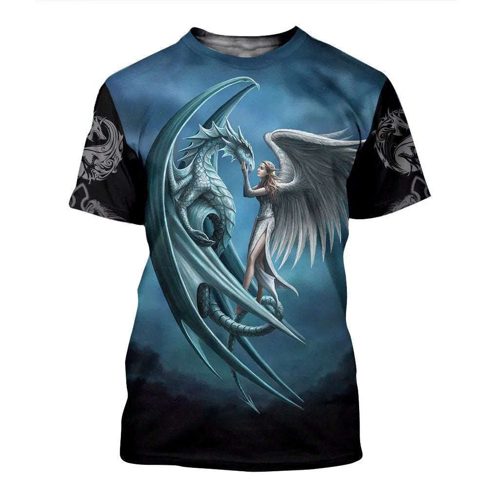 3D Tattoo and Dungeon Dragon Hoodie NM050970 - Amaze Style™-Apparel