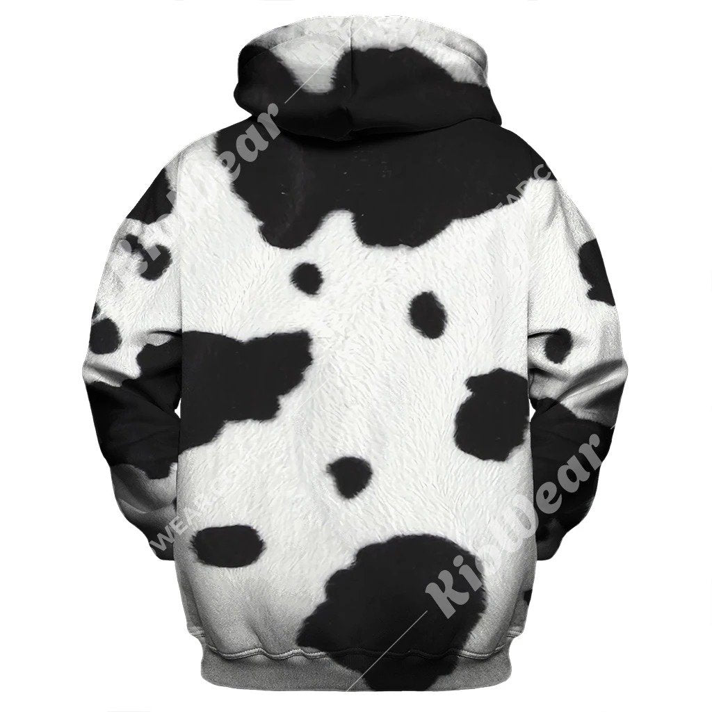 Lovely Dairy Cows Hoodie T-Shirt Sweatshirt for Men and Women NM121116-Apparel-NM-Hoodie-S-Vibe Cosy™