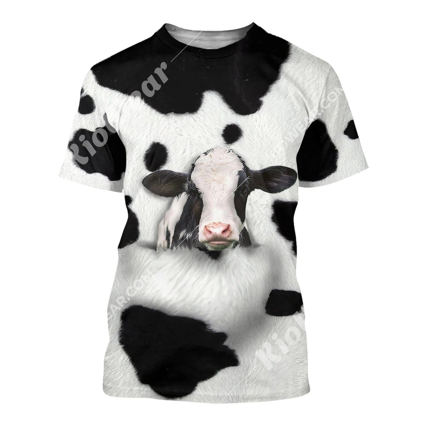 Lovely Dairy Cows Hoodie T-Shirt Sweatshirt for Men and Women NM121116-Apparel-NM-T-shirt-S-Vibe Cosy™