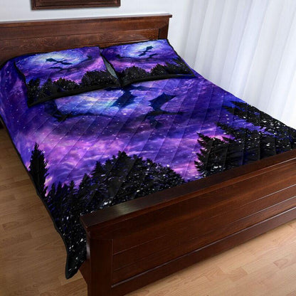 Galaxy Dragon Art Quilt Bedding Set NM20042503-Quilt-NM-Queen-Vibe Cosy™