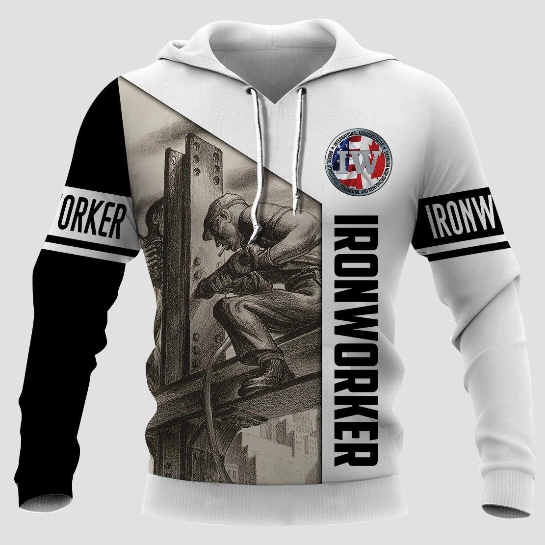 IronWorker Hoodie T Shirt Sweatshirt For Men and Women NM220310-Apparel-NM-Hoodie-S-Vibe Cosy™