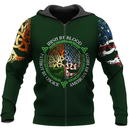 Happy St Patrick's Day Irish Hoodie T-Shirt Sweatshirt for Men and Women Pi280201-Apparel-NM-Zip hoodie-S-Vibe Cosy™