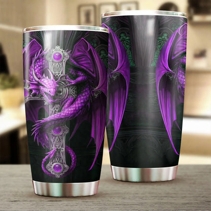 Dragon & Dungeon Tattoo Tumbler 20 Oz NMT020312-NM-Vibe Cosy™