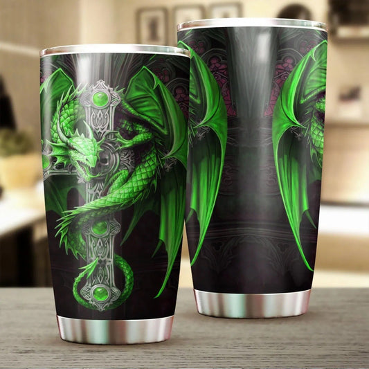 Dragon & Dungeon Tattoo Tumbler 20 Oz NMT020315-NM-Vibe Cosy™