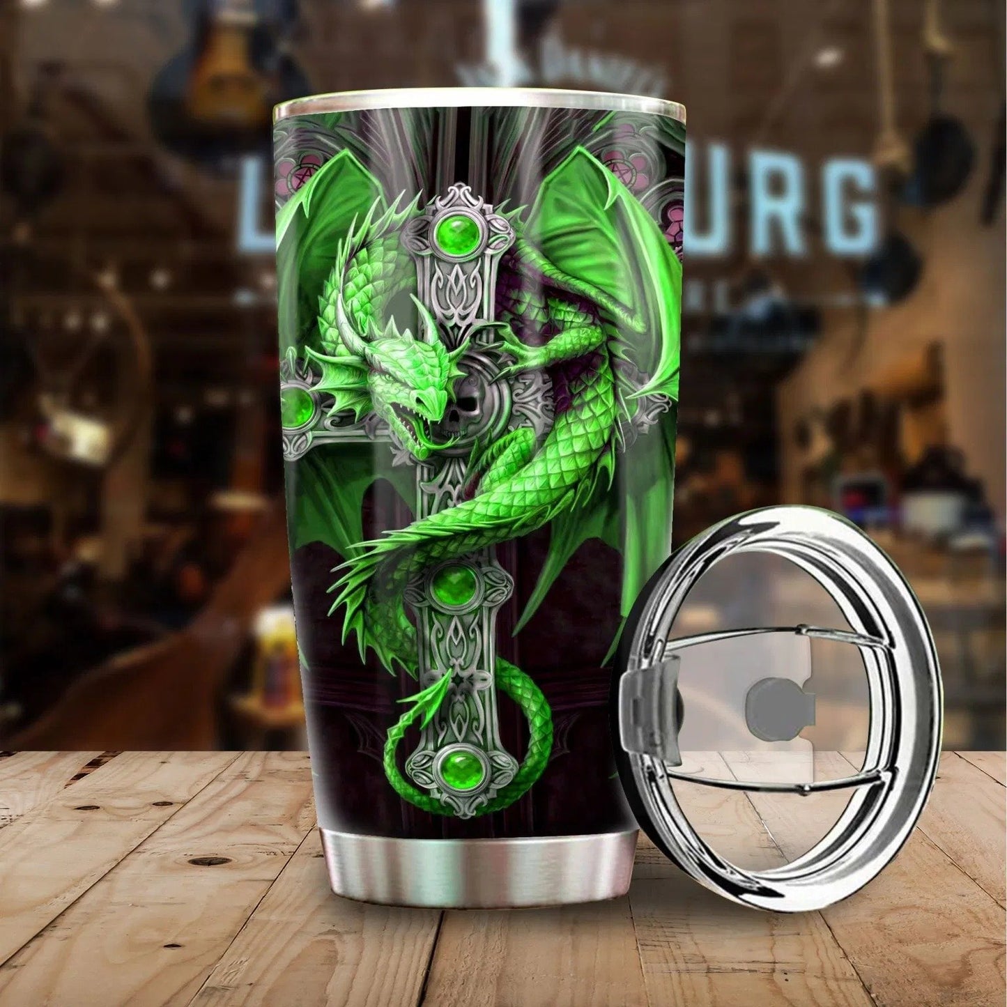Dragon & Dungeon Tattoo Tumbler 20 Oz NMT020315-NM-Vibe Cosy™