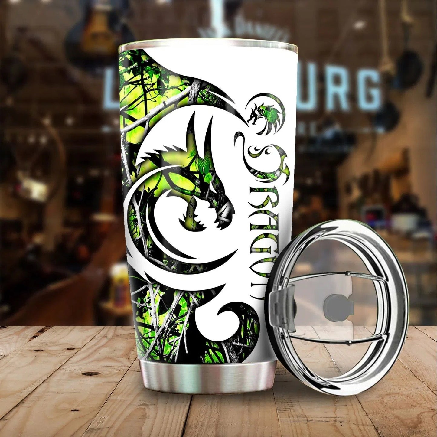 Dragon & Dungeon Tattoo Tumbler 20 Oz Pi020321-NM-Vibe Cosy™