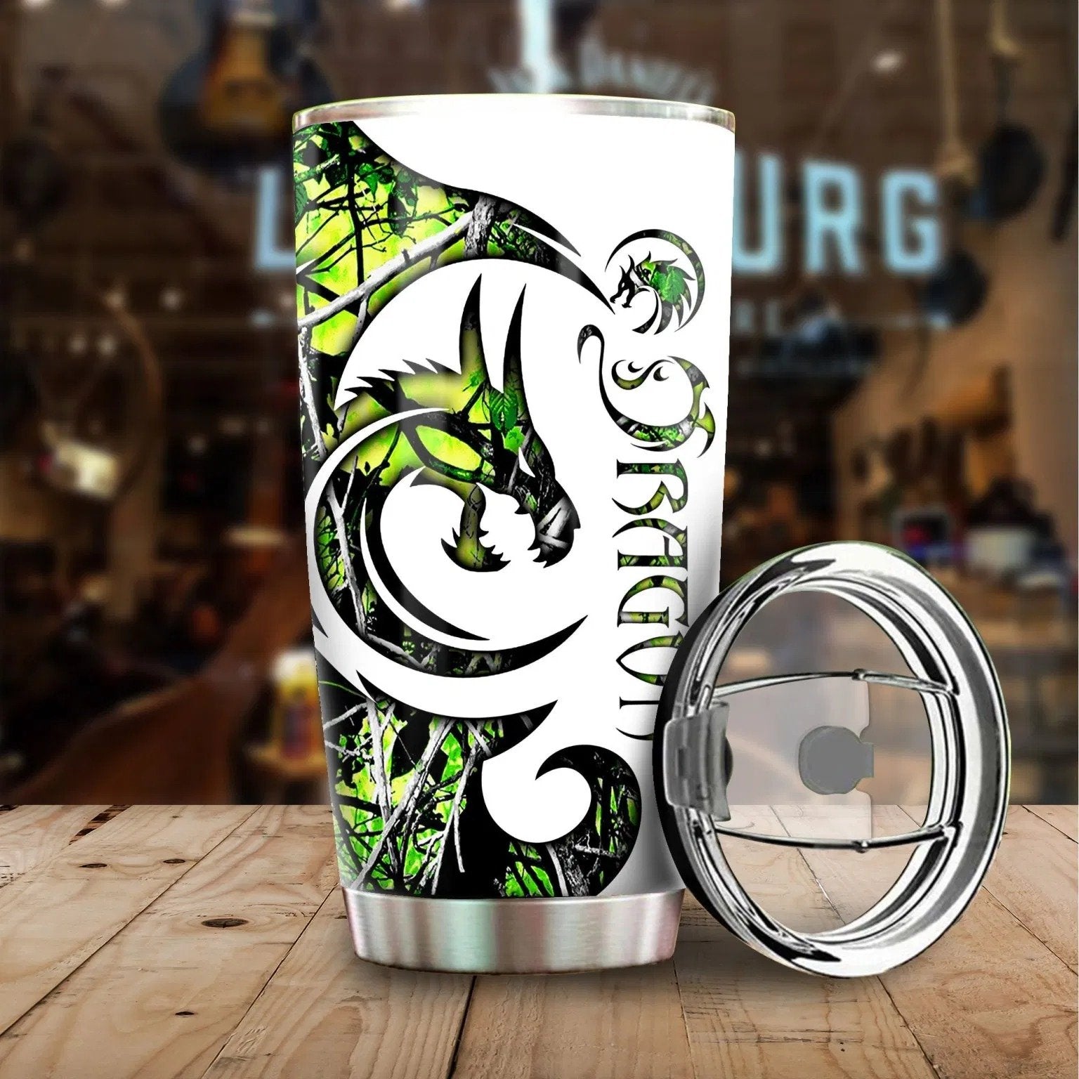 Dragon & Dungeon Tattoo Tumbler 20 Oz Pi020321-NM-Vibe Cosy™